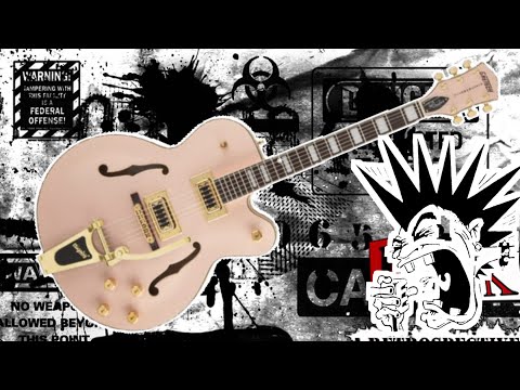 Gretsch Crazy Rare Tim Armstrong - Man Salmon Gretsch G5191TMS -Hot Rod Walt Pinstriped Original- with Hard Case image 7