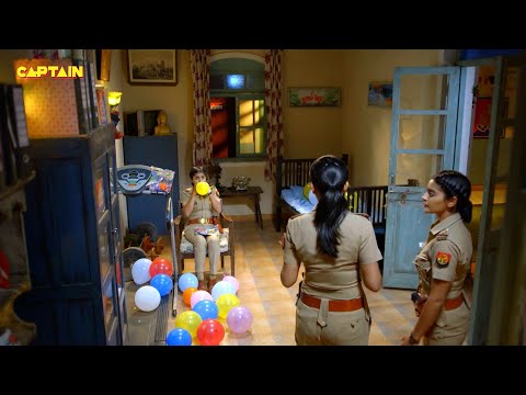 Karishma Singh ने दी अपनी जुड़वा बहन को गुब्बारे फुलाने की सजा || Maddam Sir