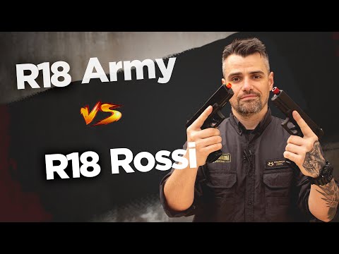 R18 ARMY vs R18 ROSSI - COMPARATIVO ENTRE PISTOLAS AIRSOFT