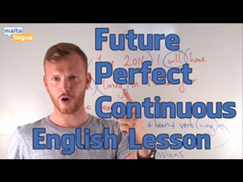 Future Perfect Continuous English Grammar Lesson Upper Intermediate