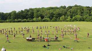 The Pride of Northside performing their preview show at Band Camp!
