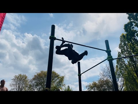 Wolf flybynature - Insane Swing 360 + Shrimp flip Combos Street Workout freestyle