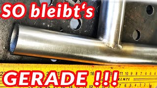 Der Trick für Schweißen ohne Verzug! Schweißverzug vermeiden und minimieren