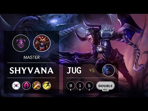 Shyvana Jungle vs Rek'Sai - KR Master Patch 9.14