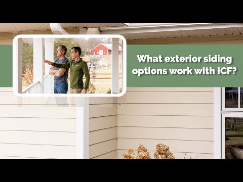 What exterior siding options work with ICF? | Rocktown ICF
