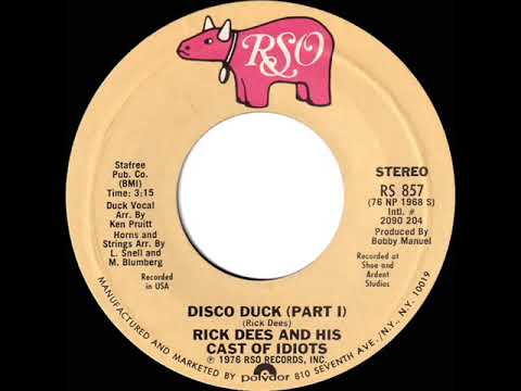 1976 HITS ARCHIVE: Disco Duck (Part 1) - Rick Dees and His Cast of Idiots (a #1 record--stereo 45)