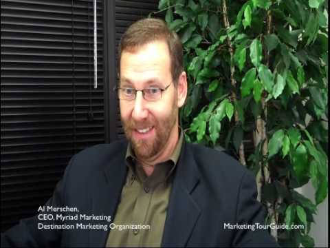 Interview with Al Merschen CEO Myriad Marketing: Part 2 Part Two in a two part series. Angela Best interviews Al Merschen, Al talks about the marketing role of a tourism business and how to leverage a Destination Marketing Organizations efforts.