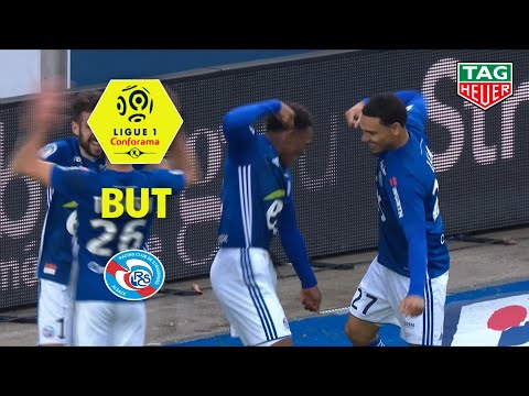 But Lebo MOTHIBA (23') / RC Strasbourg Alsace - SM Caen (2-2)  (RCSA-SMC)/ 2018-19