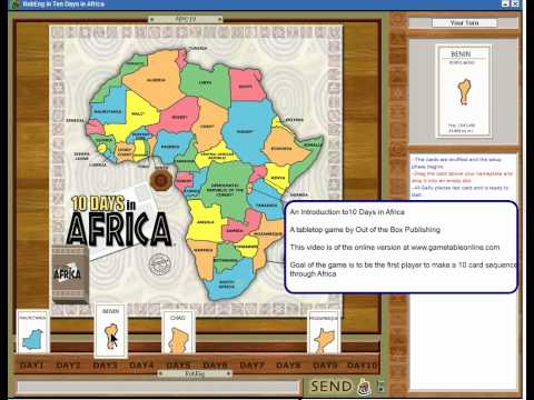 Tutorial for 10 Days in Africa