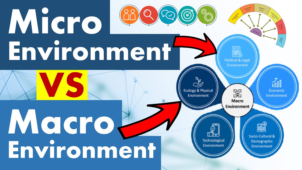 What are macro and micro environmental factors? What are macro and