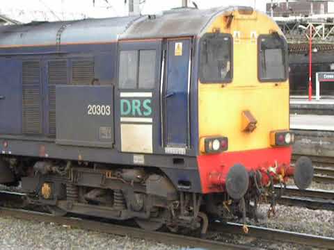 DRS Class 20s at Crewe