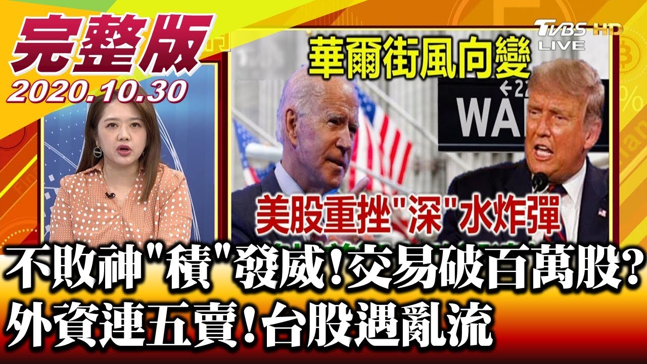 美選變數多台股震盪!財經專家解密下周台股操盤策略!