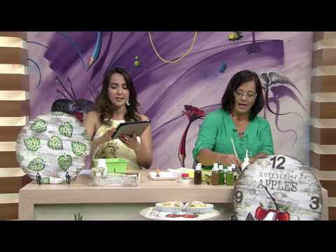 Mulher.com - 27/01/2017 - Pintura decorativa em sousplat - Cleo Squarizi P2