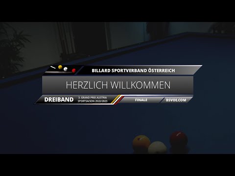 3. Dreiband Grand Prix Austria 2022/23 - Finale - Manfred Müller gg. Gerhard Kostistansky
