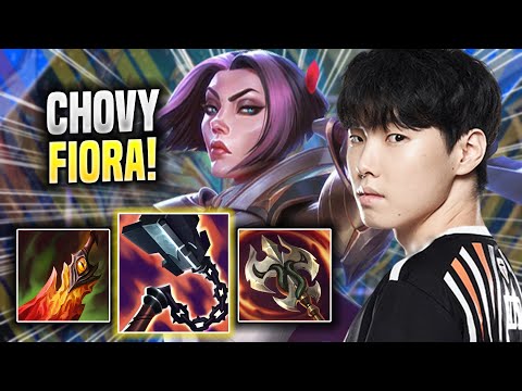 CHOVY DESTROYING WITH FIORA! - GEN Chovy Plays Fiora TOP vs Qiyana! | Season 2022
