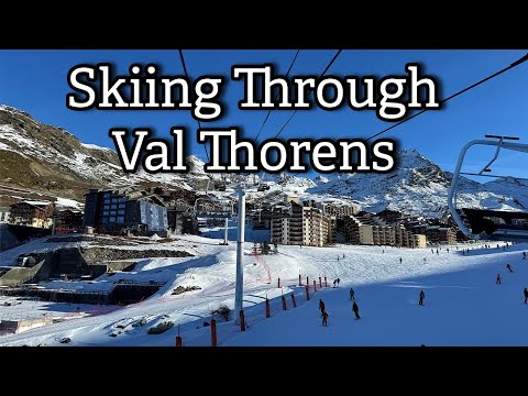 Skiing Through Val Thorens