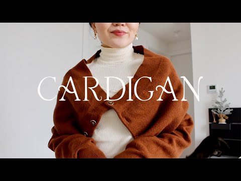 12 WAYS TO WEAR A CARDIGAN | How to style cardigans,...