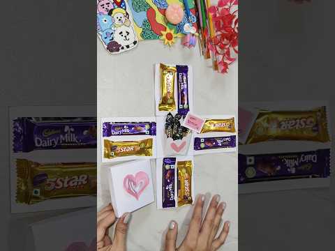 Easiest Chocolate Gift Box 🎁😍😱#diy #easy #simple