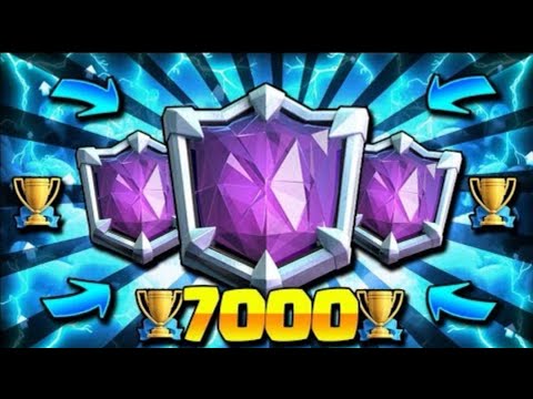 Gameplay with hog nado in 7000🔥🏆 Clash Royale