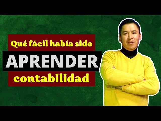 Vídeo relacionado con Entender contabilidad sin ser contable