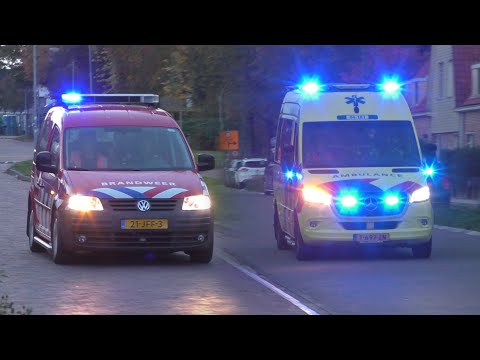 Reanimatie in Nijkerk | Hulpdiensten massaal uitgerukt naar Wilheminastraat te Nijkerk