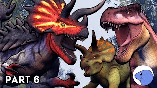 Ultimasaurus vs Tarbosaurus and Triceratops | Animation (Part 6)