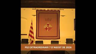 Ple extraordinari de 7 d'agost de 2026 - Ajuntament de Sant Antoni de Vilamajor