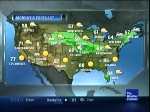 TWC Satellite Local Forecast- Oct. 14, 2011- 7:57PM PDT