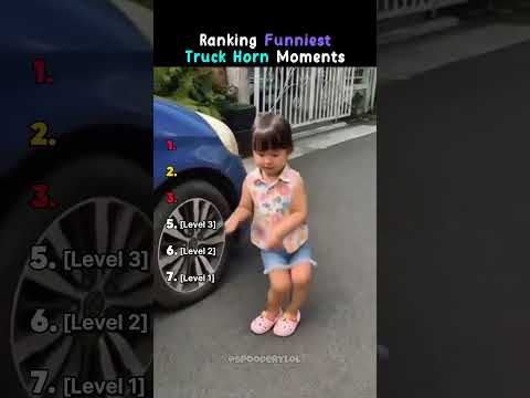 Ranking Funniest Truck Horn Moments #usa