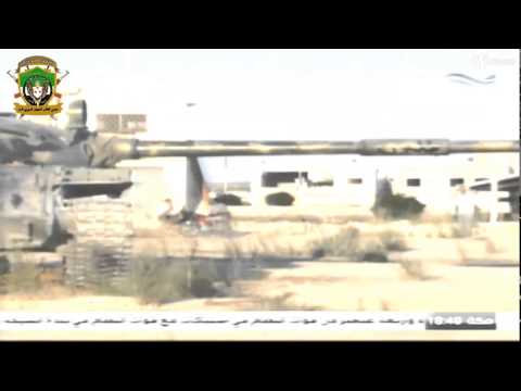 تقربر تلفزيوني يرصد استهداف حاجز ملوك بالدبابات من قبل كتائب الجيش الحر في ريف حمص