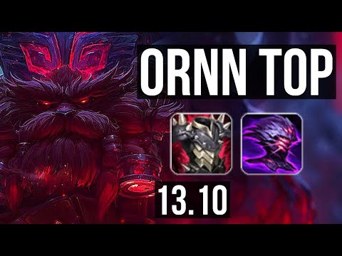ORNN vs GNAR (TOP) | 1.0M mastery, 4/2/8, 400+ games | KR Master | 13.10