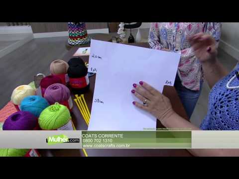 Mulher.com - 23/11/2015 - Blusa colorida em tricô - Vitória Quintal PT1