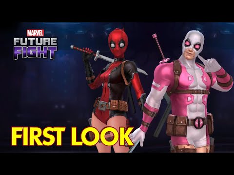 Deadpool & Gwenpool New Uniforms First Look   MARVEL Future Fight