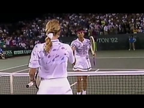Steffi Graf vs Gabriela Sabatini 1992 Miami SF Highlights