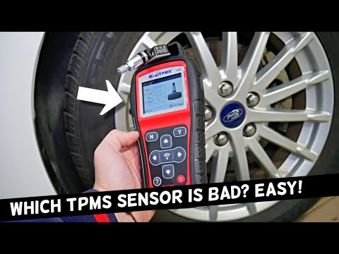 HOW TO KNOW WHICH TPMS TIRE PRESSURE SENSOR IS BAD FORD FOCUS FIESTA ESCAPE EDGE F150 FUSION TRANSIT