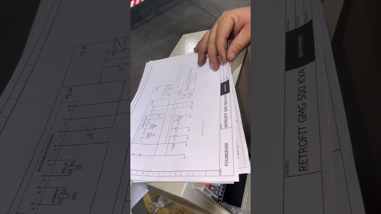 Montagem na prática do painel de controle com módulo DSE 8620, para um  grupo gerador 500 kVA.