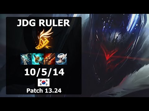 JDG Ruler Jhin ADC vs Varus| Patch 13.24 KR Challenger