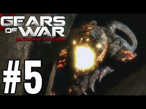 Gears of War: Ultimate Edition Gameplay Walkthrough Part 5 - LAMBENT WRETCHES!