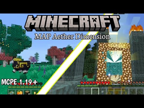 Mind-Blowing Aether Dimension in Minecraft PE 1.19+