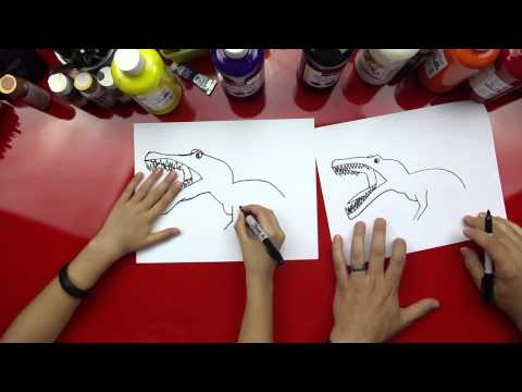 How To Draw A Spinosaurus - YouTube