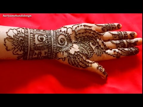 Easy Arbic mehandi designs|| Beautiful stylish mehandi design||By Huriya Mehandi Designs