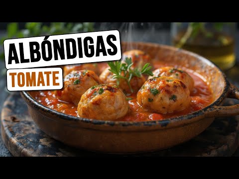 la MEJOR Receta de Albóndigas con Tomate (Método Rápido) | Como Hacer Albóndigas con Tomate
