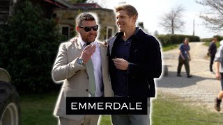Ryan Hawley and Danny Miller Are Reunited | Emmerdale