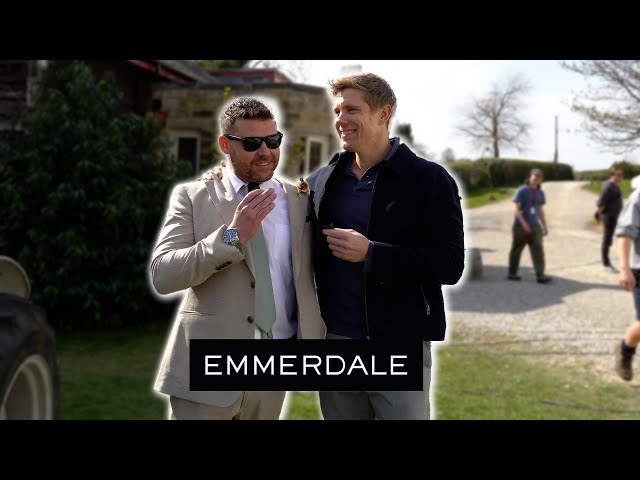 Ryan Hawley and Danny Miller Are Reunited | Emmerdale
