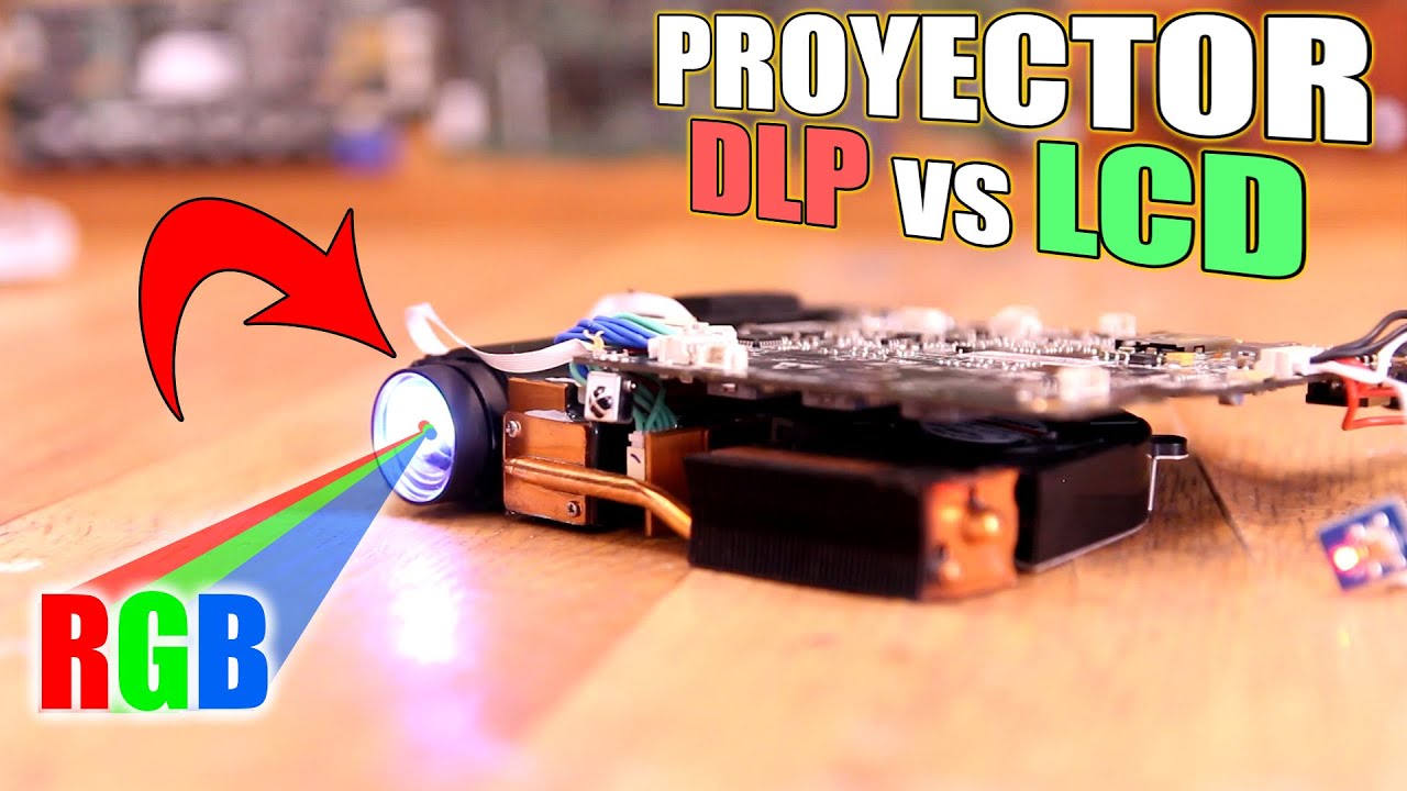 Proyector DLP vs LCD vs Láser | Despiece + Explicación