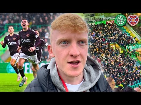 AWAY END SCENES as Hearts STUN Celtic to Stay Top! 🤯