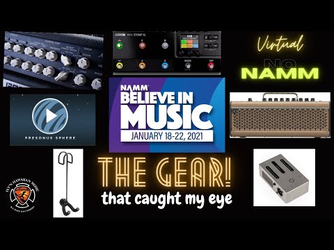 Virtual Namm 2021- The Gear! (Boss, Line 6, Gator, Dark Glass, Anatomy of Sound)