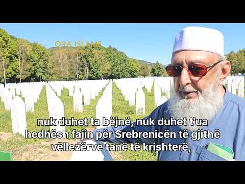 Vizita e Varrezave Përkujtimore të Srebrenicës për të nderuar Shehidët tanë - Sheikh Imran Hosein