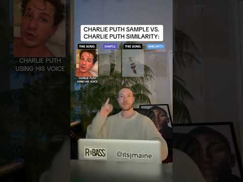 Charlie Puth Sample Vs. Charlie Puth Similarity #shorts #charlieputh