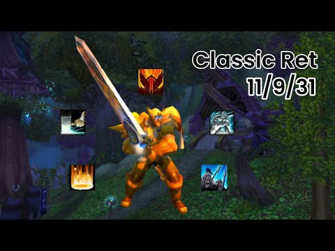 Rank 14 Classic Ret Paladin PvP
